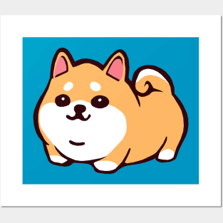 Smol Chonk Shibe Posters and Art